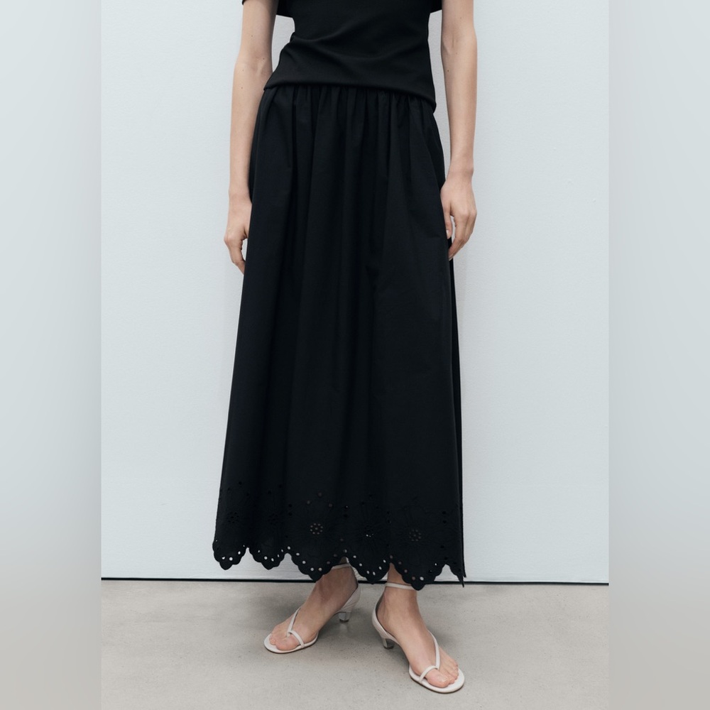 Mango SKIRT - 100% Cotton Maxi Skirt
